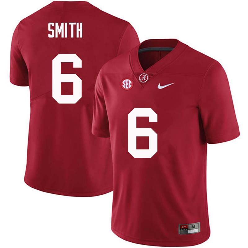 Alabama Crimson Tide Men's Devonta Smith #6 Crimson NCAA Nike Authentic Stitched College Football Jersey MC16K75ZZ